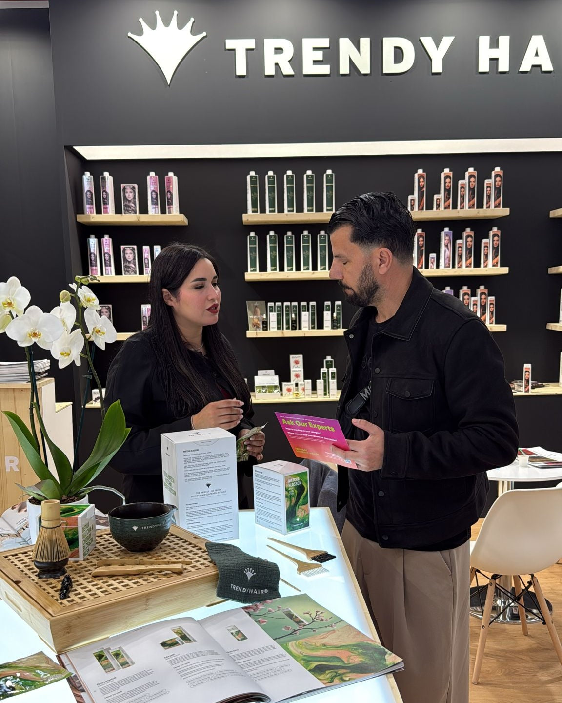 Pre lanzamiento internacional de las nuevas líneas de TRENDY HAIR en Cosmoprof Worldwide Bolonia para profesionales